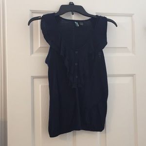 Navy blue blouse